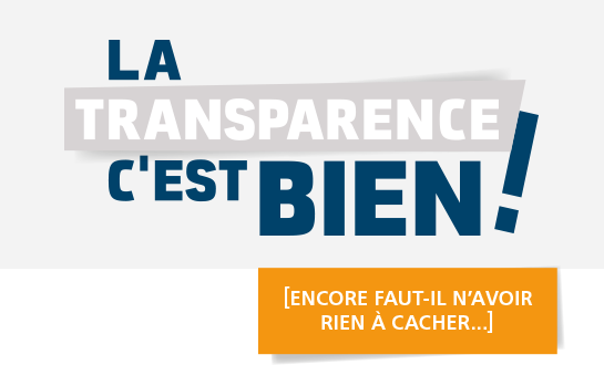 La transparence c'est bien !