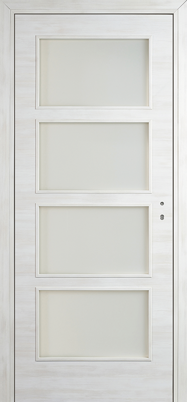 Porte Style Vision 4 chêne blanc