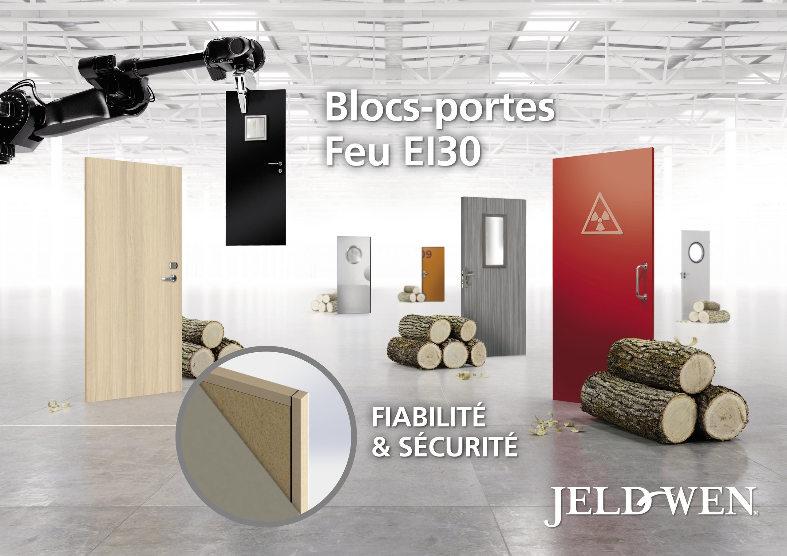 Blocs-portes simple action EI30 : l’innovation JELD-WEN qui fait la différence